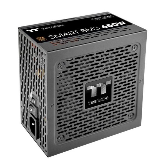 Napajanje 650W, THERMALTAKE Smart BM3 Bronze 650W, ATX 3.0, 120mm vent., polu-modularno, 80+ Bronze