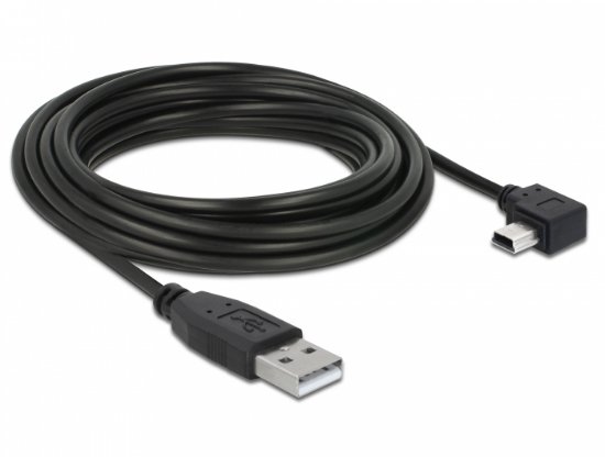 Kabel DELOCK, USB 2.0, USB-A (M) na USB mini-B 5-pin (M), 5m