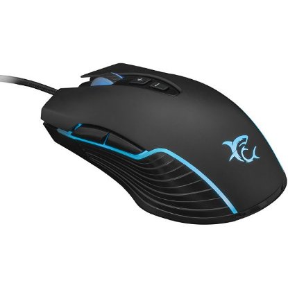 Miš WHITE SHARK Azarah, 6400dpi, optički, žičani, crni