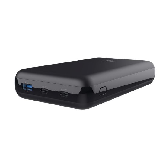 Mobilni USB punjač TRUST Laro, 100W, 20000 mAh, USB-A, 2xUSB-C, crni