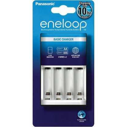 Punjač baterija PANASONIC Eneloop Basic BQCC51E, 4 mjesta za punjenje, bez baterija