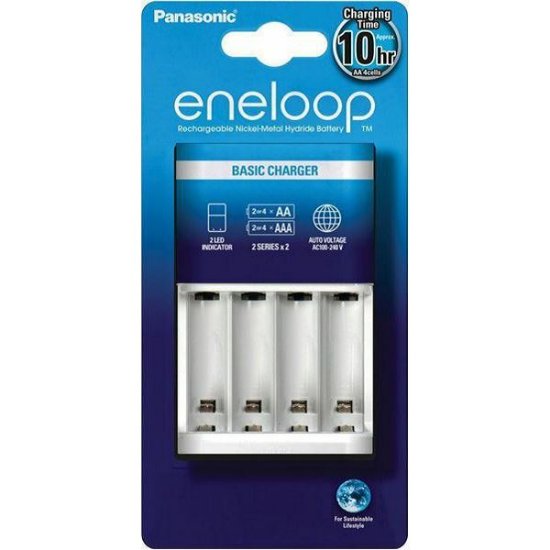 Punjač baterija PANASONIC Eneloop Basic BQCC51E, 4 mjesta za punjenje, bez baterija