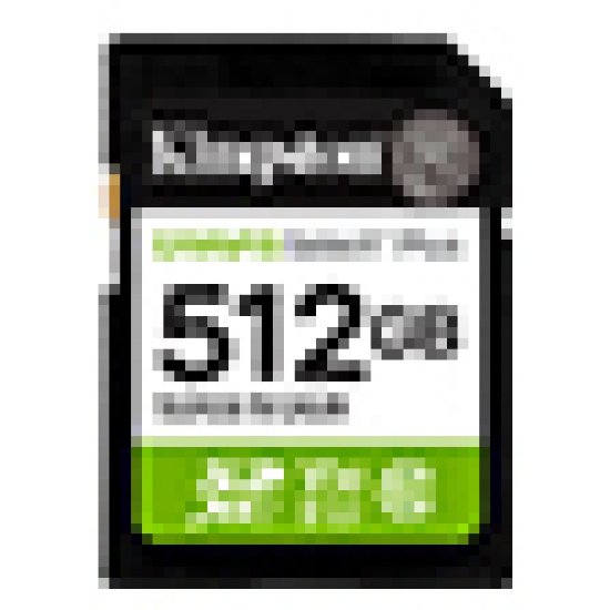 Memorijska kartica KINGSTON Canvas Select Plus SDS3/512GB, SDXC 512GB, Class 10 UHS-I