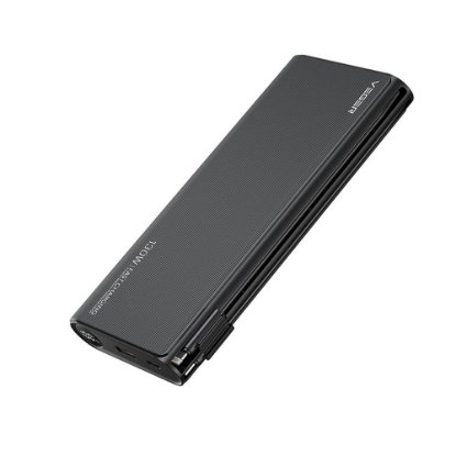 Mobilni USB punjač VEGER TC130, 25000 mAh, crni