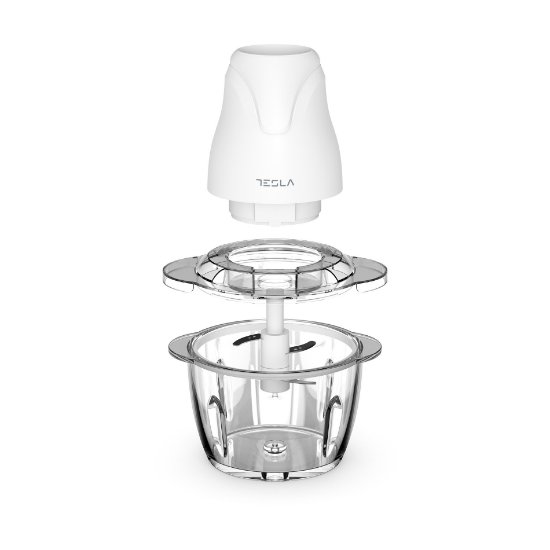 Sjeckalica TESLA FC302W, 400 W, 1,2 l, 4 oštrice, staklo, bijela