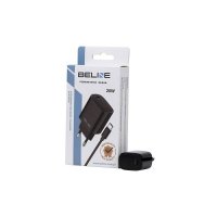 Kućni punjač BELINE BLNCB20C, 20W, PD3.0, USB-C, USB-C kabel, crni