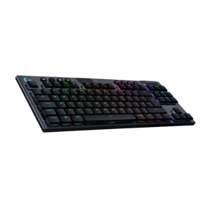 Tipkovnica LOGITECH Gaming G915 X TKL Lightspeed Linear, RGB, mehanička, bežična, US Layout, crna