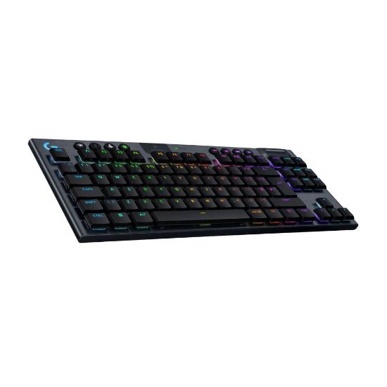 Tipkovnica LOGITECH Gaming G915 X TKL Lightspeed Linear, RGB, mehanička, bežična, US Layout, crna