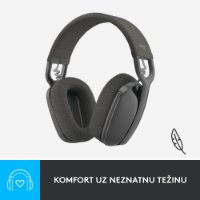 Slušalice LOGITECH Zone Vibe 100, bežične, BT, crne