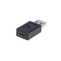 Adapter OCTIO, USB 3.2 (M) na USB-C (Ž), crni