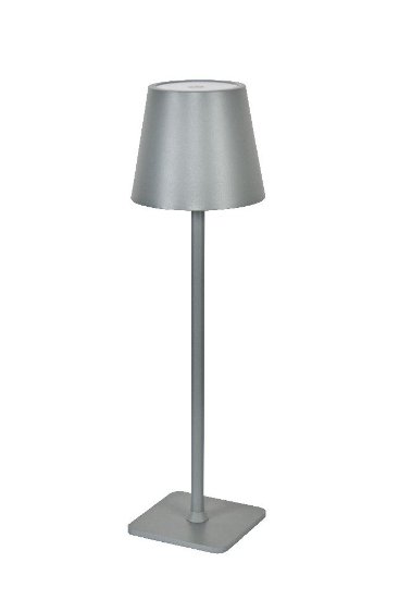 LED lampa Modern Nordic LED Touch, baterija, siva