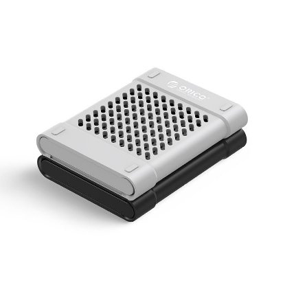 Kutija za HDD ORICO 2.5" zaštitna kutija, silikonska, otporna na udarce/trešnju, 2 komada, crna i siva