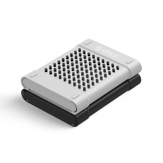 Kutija za HDD ORICO 2.5" zaštitna kutija, silikonska, otporna na udarce/trešnju, 2 komada, crna i siva