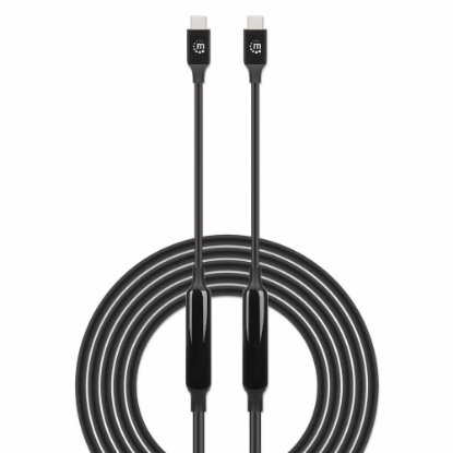 Kabel MANHATTAN, USB 3.2 Gen2, USB-C (M) na USB-C (M), PD 60W, 1.4 DP Alt Mode, 3.0m
