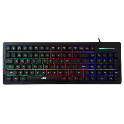 Tipkovnica + miš BARACUDA BGC-011 ORCA, LED, crna, USB