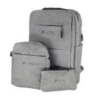 Ruksak za laptop OCTIO Essentials MultiPack, 15.6", sivi