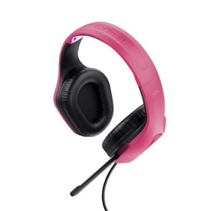 Slušalice TRUST GXT 415P Zirox, Gaming, 3.5mm, roze