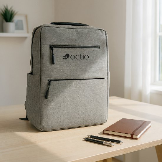 Ruksak za laptop OCTIO Essentials MultiPack, 15.6", sivi