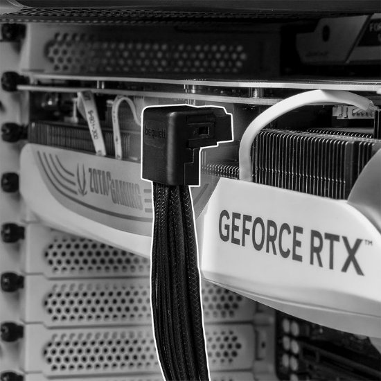 Kabel za grafičku karticu BE QUIET 12V-2x6, kutni