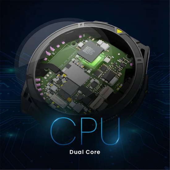 Pametni sat HIFUTURE Active, pametne obavijesti, titanium