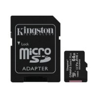 Memorijska kartica KINGSTON Canvas Select Plus Micro SDCS2/64GB, SDXC 64GB, Class 10 UHS-I + adapter