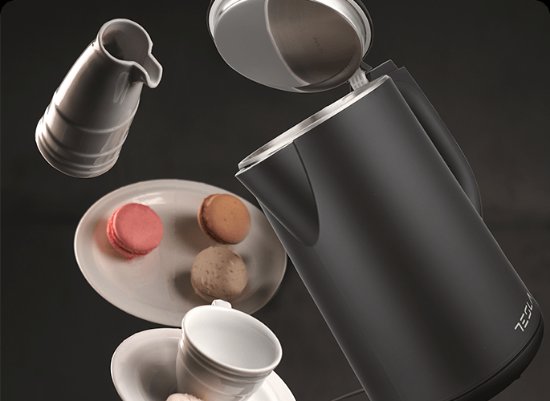 Kuhalo za vodu TESLA KT301BX, 2200 W, 1,5 l, crno