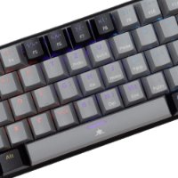 Tipkovnica WHITE SHARK GK-002712V2 Wakizashi-2, RGB, crveni switch, mehanička, UK/HR, crno-siva