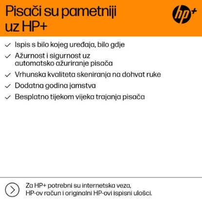 Multifunkcijski printer HP OfficeJet Pro 8122e , 405U3B, printer/scanner/copy, 4800dpi, WiFi, LAN, USB, bijeli, Instant Ink