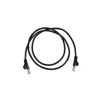 Kabel OCTIO, patch CAT6, U/UTP, crni, 1m