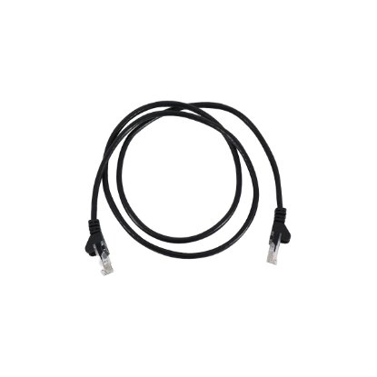 Kabel OCTIO, patch CAT6, U/UTP, crni, 1m