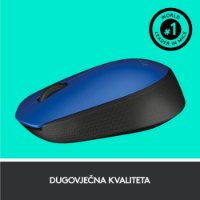 Miš LOGITECH M171, optički, bežični, plavi