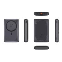 Mobilni USB punjač VEGER MagOn Pro, magnetni, 10000 mAh, crni