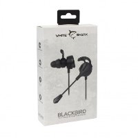 Slušalice WHITE SHARK GE-537 Blackbird, in-ear, crne