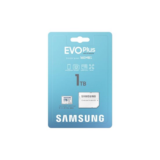 Memorijska kartica SAMSUNG, MicroSDXC, 1TB EVO Plus, MB-MC1T0SA/EU, class 10