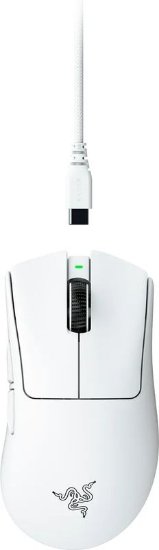 Miš RAZER DeathAdder V4 Pro, optički, 45000dpi, bežični, USB, bijeli