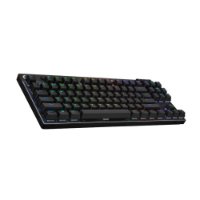 Tipkovnica LOGITECH G Pro X TKL LIGHTSPEED, mehanička, bežična, RGB, crna