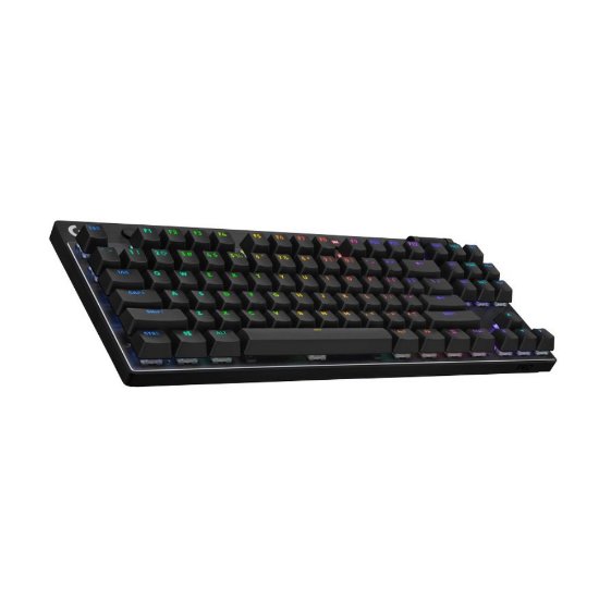 Tipkovnica LOGITECH G Pro X TKL LIGHTSPEED, mehanička, bežična, RGB, crna