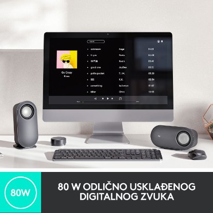 Zvučnici LOGITECH Z407 2.1, BT, crni