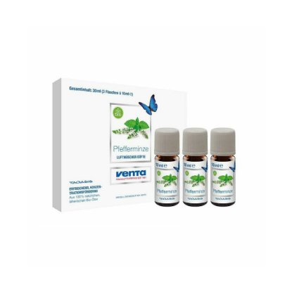 Set eteričnih ulja VENTA, Bio eterično ulje paprena metvica 3x10ml