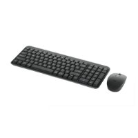 Tipkovnica + miš LOGITECH MK250 Compact Bluetooth Combo, bežična, crna