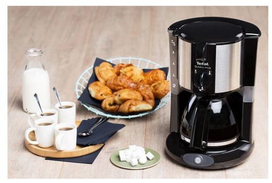 Aparat za kavu TEFAL CM290838, 1000 W, 1,25 l, crni