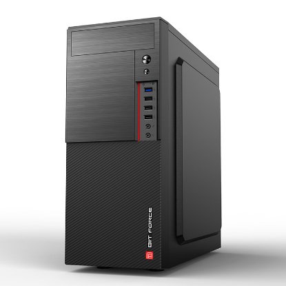 Kućište BIT FORCE BLADE BS-4, MIDI, ATX, crno, bez napajanja