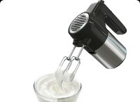 Mikser TESLA MX301BX, ručni, 300 W, 5 brzina, crni-inox