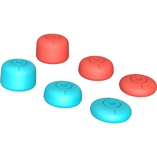 Nastavci za analog QWARE Thumb Grips, za Nintendo Switch 2, plavo-crveni