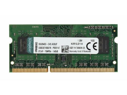Memorija SO-DIMM PC-12800, 4 GB KINGSTON KVR16LS11/4, DDR3L 1600MHz