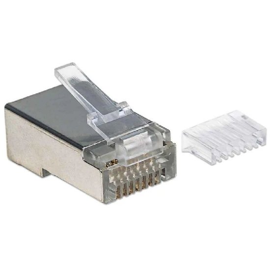 STP konektor INTELLINET CAT6, RJ45, modularni, trostruki zupčasti terminal - 90 komada