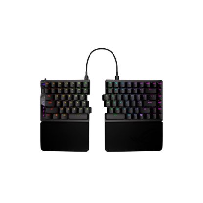 Tipkovnica ASUS ROG Falcata, RGB, mehanička, bežična, US Layout, crna