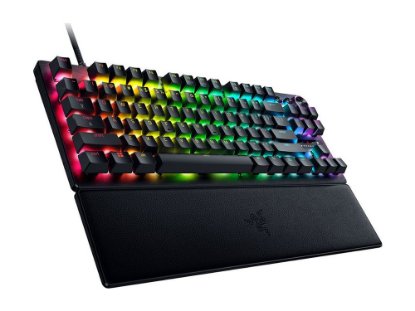 Tipkovnica RAZER Huntsman V3 Pro Tenkeyless, Analog Switch, RGB, US Layout, USB, crna