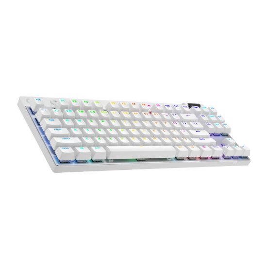 Tipkovnica LOGITECH G Pro X TKL LIGHTSPEED, mehanička, bežična, RGB, bijela