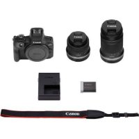 Digitalni fotoaparat CANON EOS R100 18-45 + 55-120, 25.8 Mpx, UHD 4K, crni